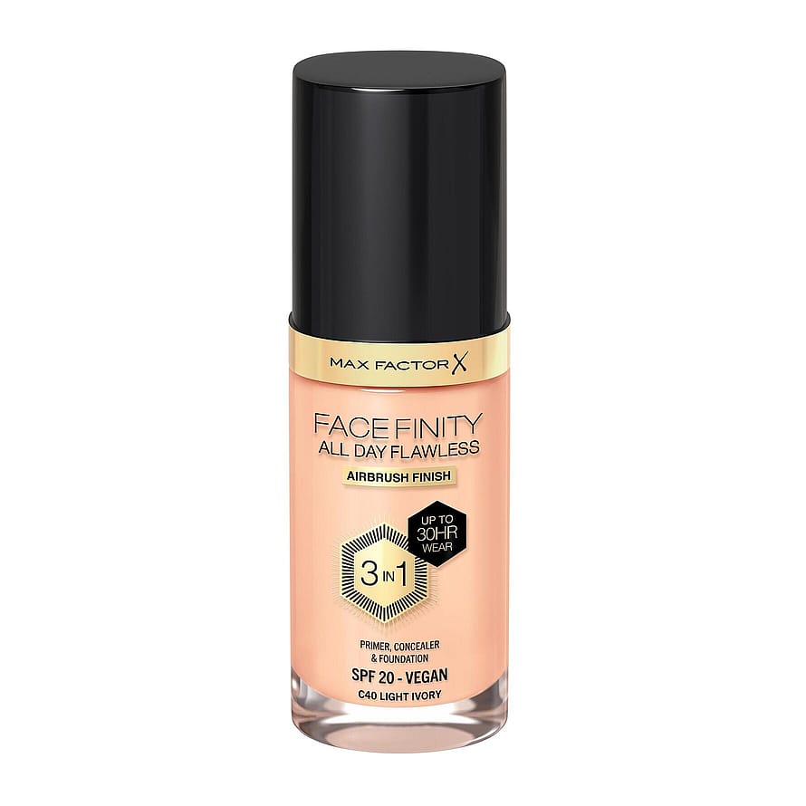 Max Factor Facefinity All Day Flawless Foundation SPF 20 C40 Light Ivory