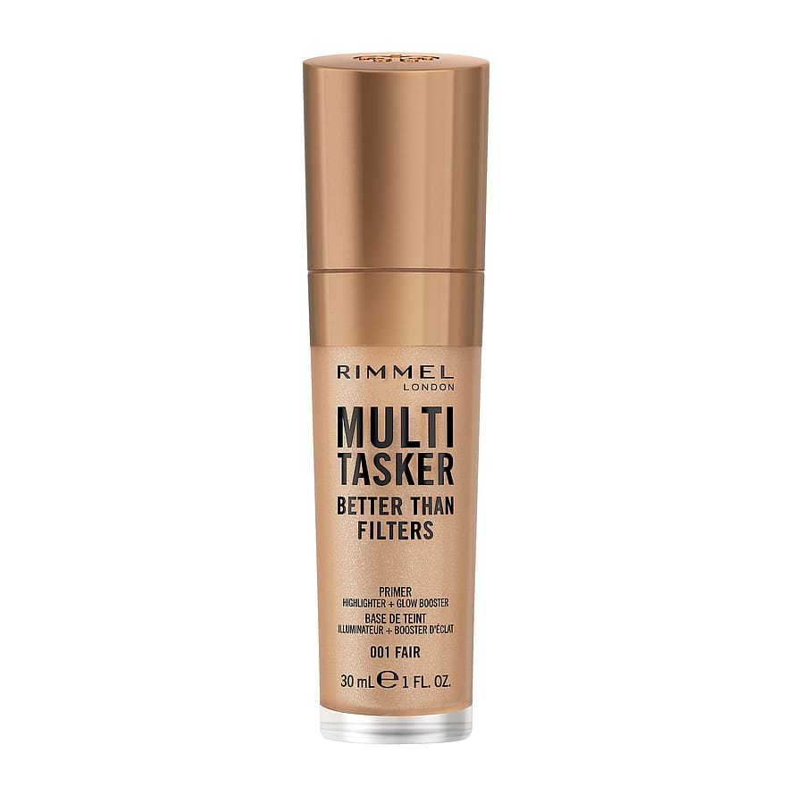 Rimmel Multi-Tasker Better Than Filters Face Primer, Glow Booster and Highlighter 001 Fair