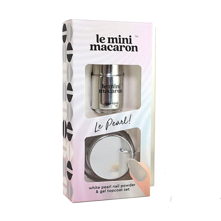 Le mini macaron Chrome Powder Set Le Pearl