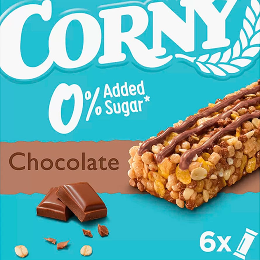 Corny 0% Added Sugar Chocolate 6x20 g