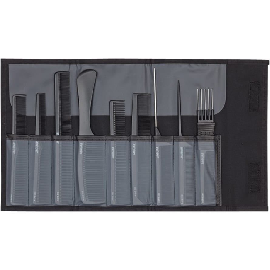 Jaguar Comb Set Black 9 stk.
