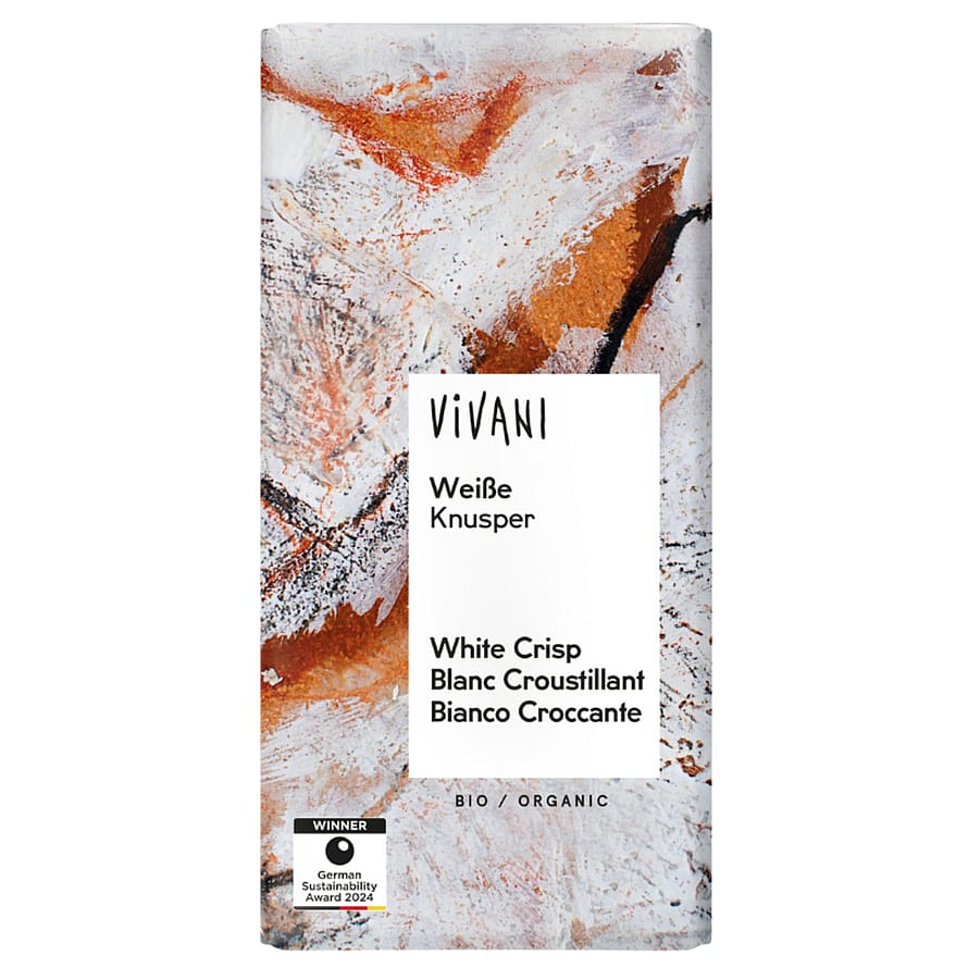 Vivani Hvid Chokolade Crisp Ø 80 g