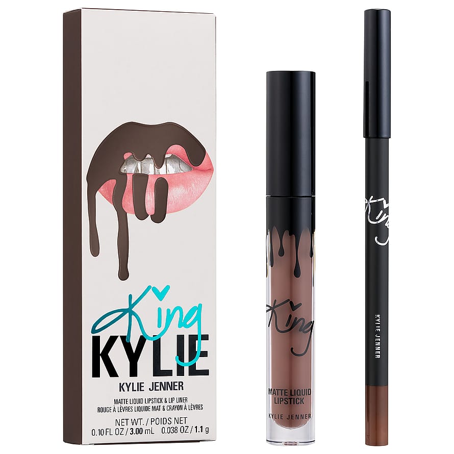 Kylie Cosmetics King Kylie Matte Liquid Lipstick & Lip Liner True Brown K