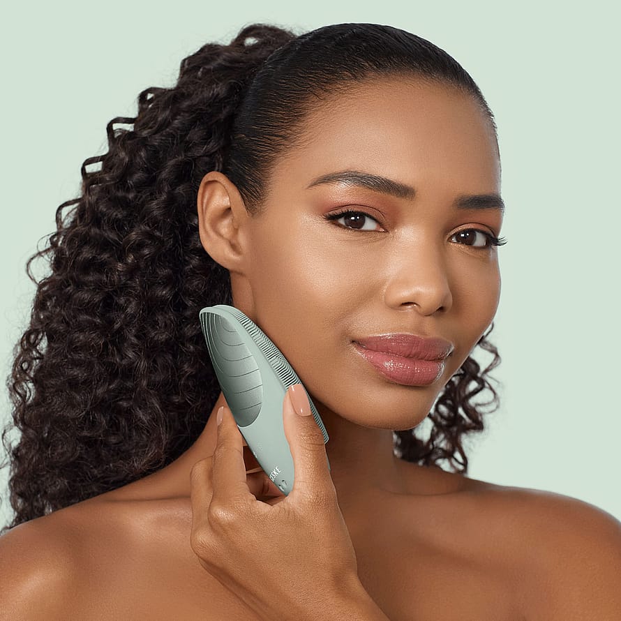 GESKE Sonic Thermo Facial Brush 6 in 1 Green