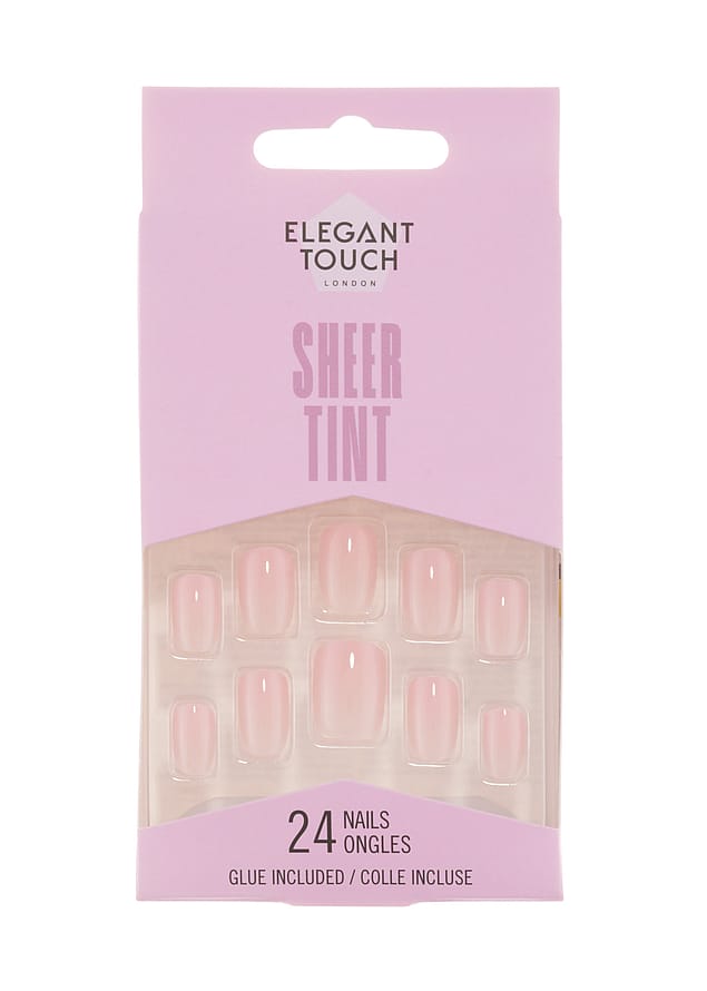 Elegant Touch Kunstige Negle Sheer Tint Ballerina Pink