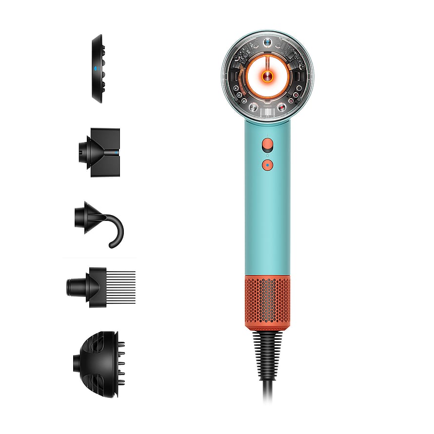 Dyson Supersonic Nural Hårtørrer Ceramic Patina/Topaz
