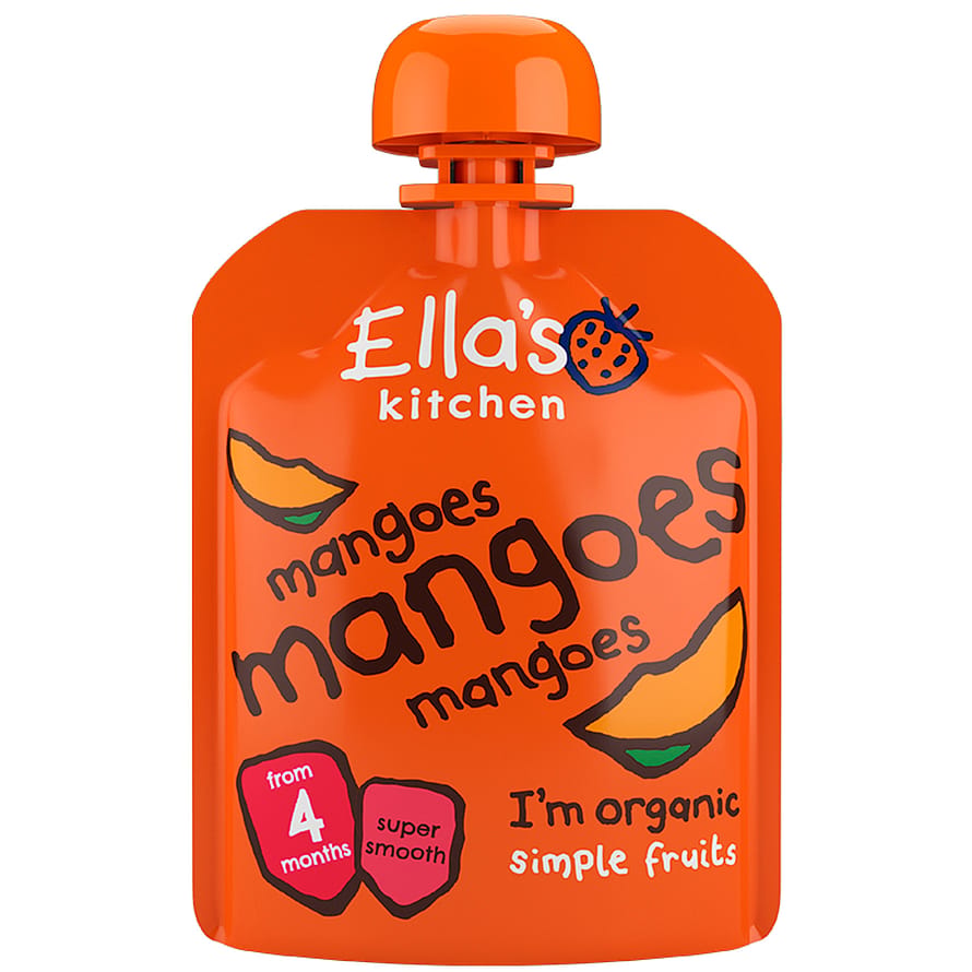 Ella's Kitchen Babymos mango, mango & mango (4 mdr) Ø