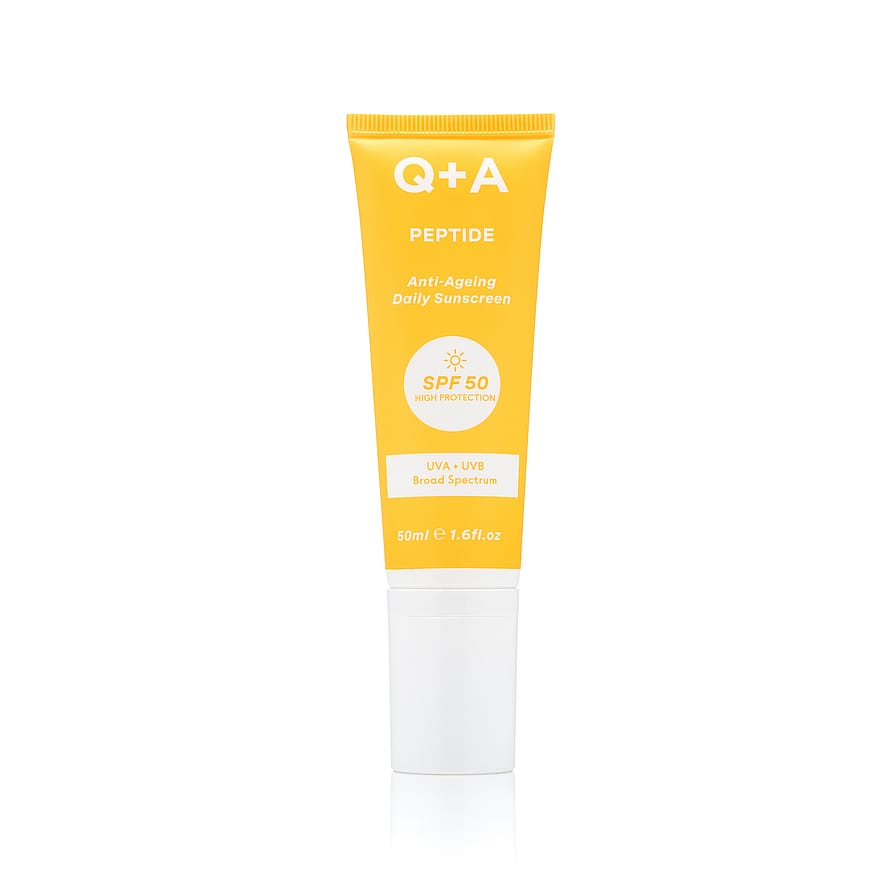 Q+A Peptide Renewing Face Sunscreen SPF 50 50 ml