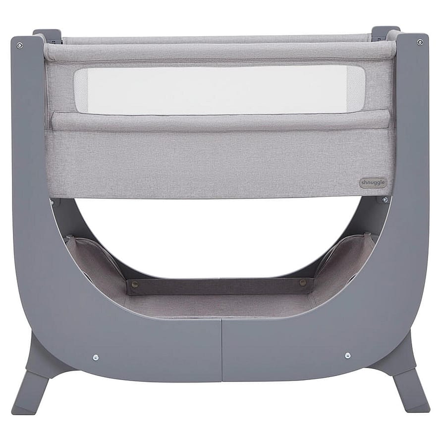 shnuggle Bedside Crib Grå