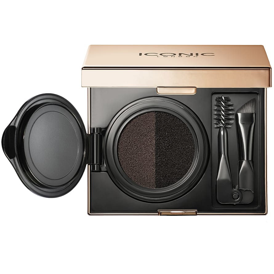 ICONIC LONDON Eyebrow Cushion, Sculpt & Fill Black Brown