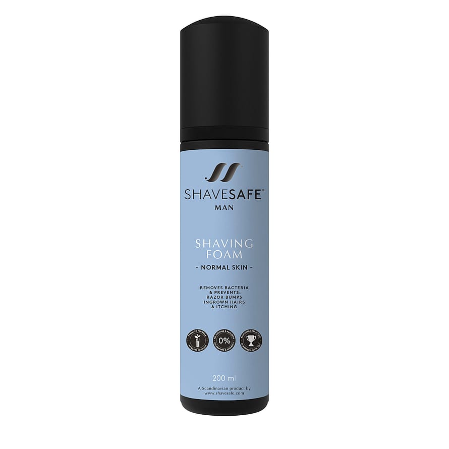 ShaveSafe Barberskum til mænd normal 200 ml