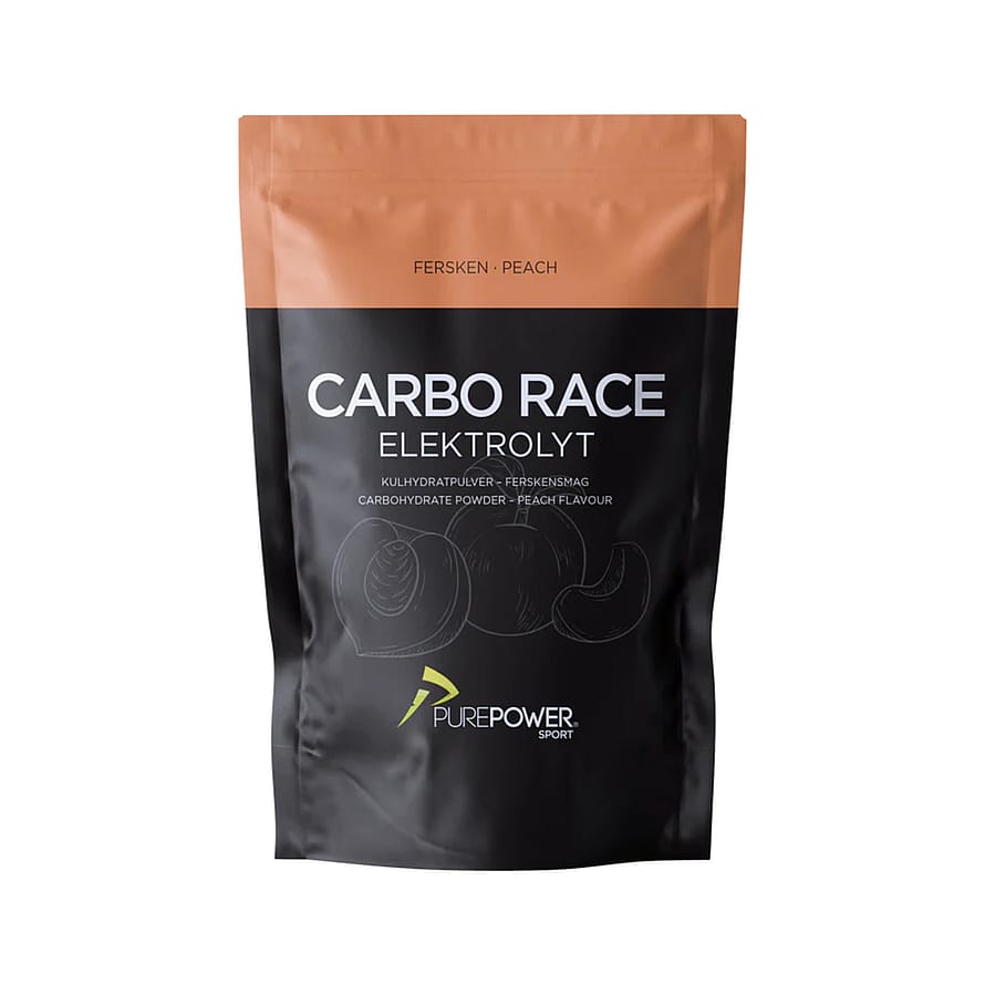 PurePower Carbo Race Electrolyte 1 kg Fersken