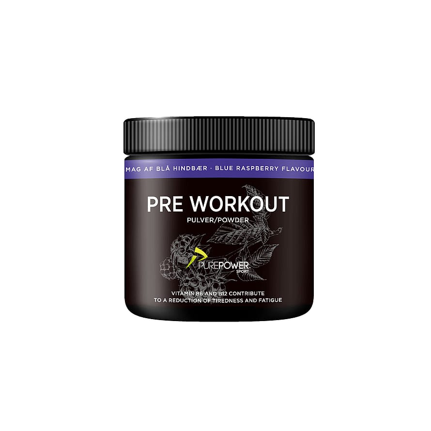 PurePower Pre-Workout Blue Raspberry 300 g