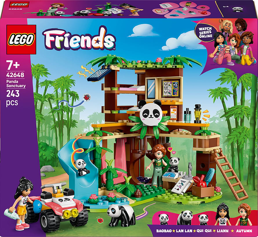 Lego Friends Pandareservat med dyrepasning Byggelegetøj 42648