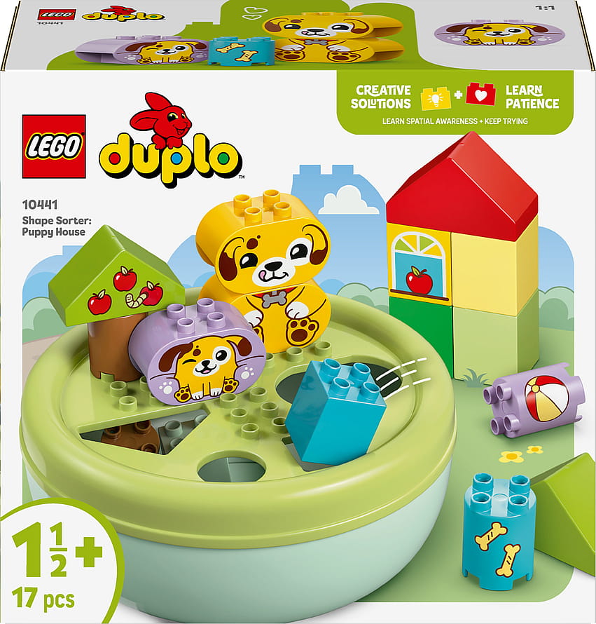 Lego Min første puttekasse: Hundehus Læringslegetøj til små børn 10441