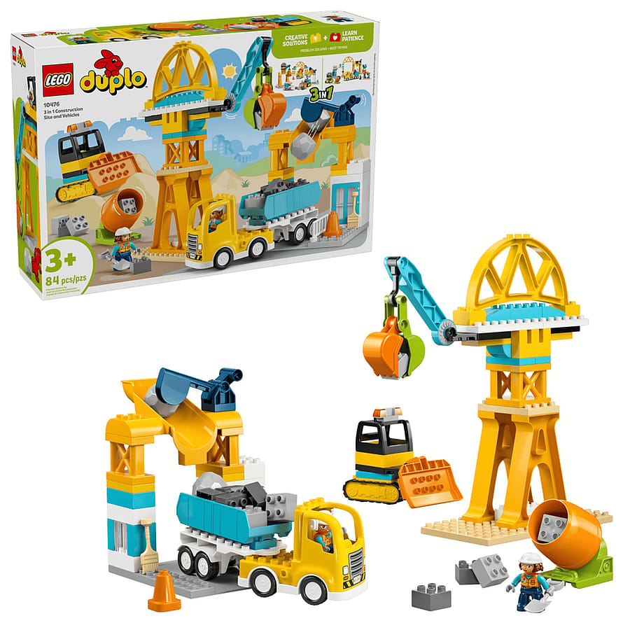 Lego 3-i-1 Byggeplads med køretøjer 1 stk
