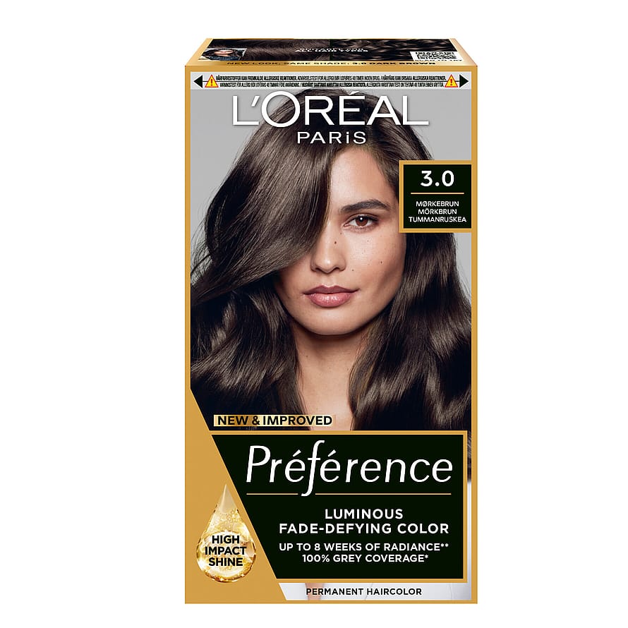 L'Oréal Paris Préférence Hårfarve 03.00 Brasilia