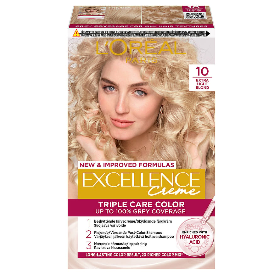 L'Oréal Paris Excellence Creme 10 Ekstra Lysblond