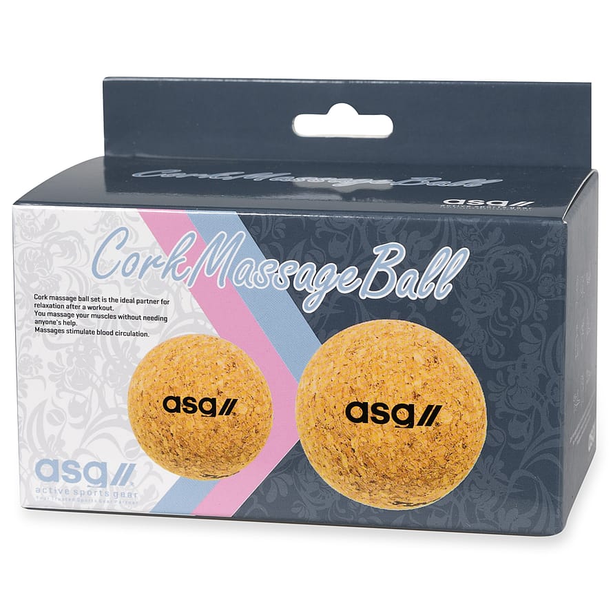 ASG Kork Massagebolde 2 stk