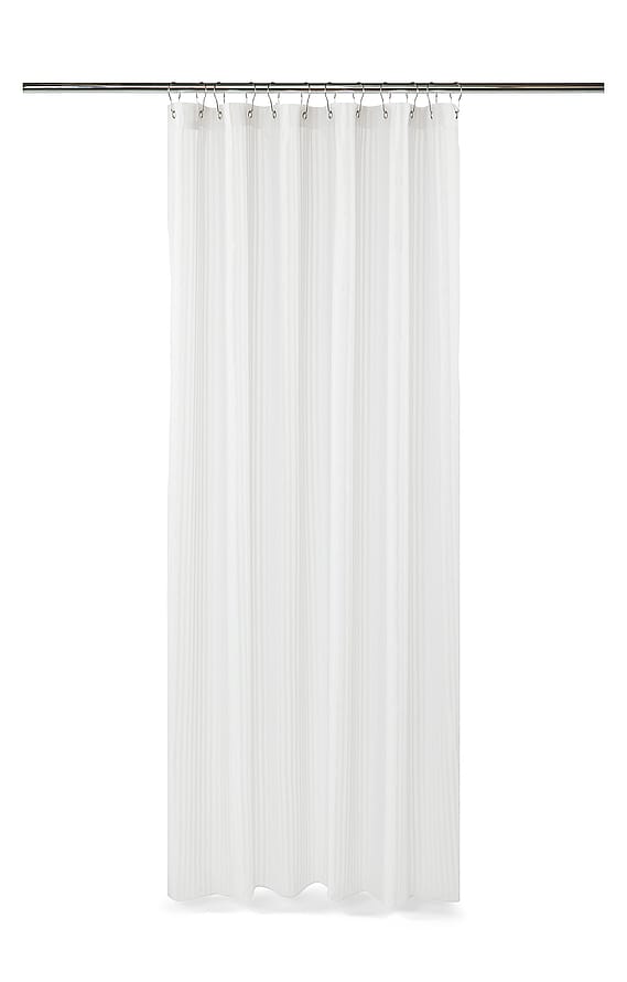 Compliments Lines shower curtain White