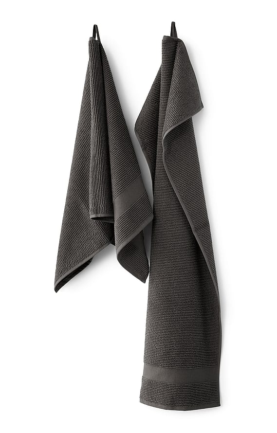 Compliments Slow Towel 2-pak Grey 70x140 cm