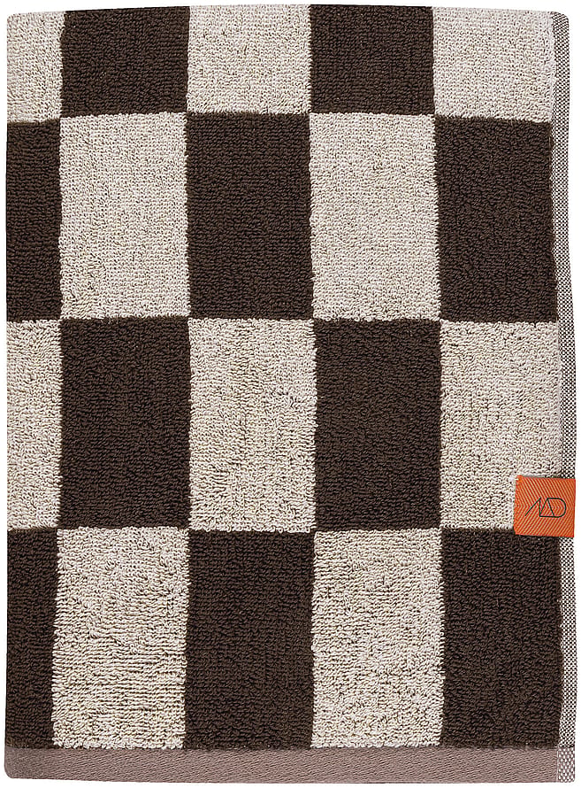 Mette Ditmer Retro Badehåndklæde Chokolade 70 x 133 cm