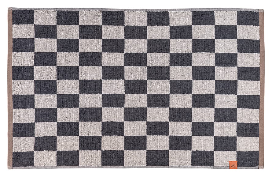 Mette Ditmer Retro Bath Mat Dark Grey 50 x 80 cm