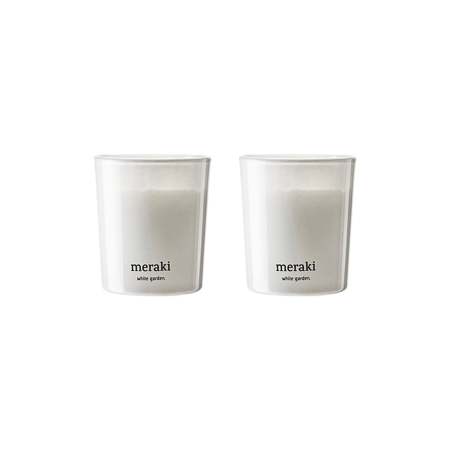 Meraki Duftlys White Garden 160 g