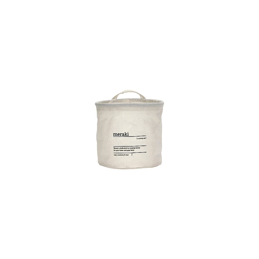 Meraki Storage Basket Caring White Caring White