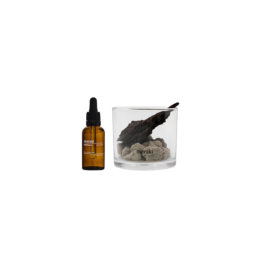 Meraki Duftfrisker MkLavastone & Wood Amber Dust Sort