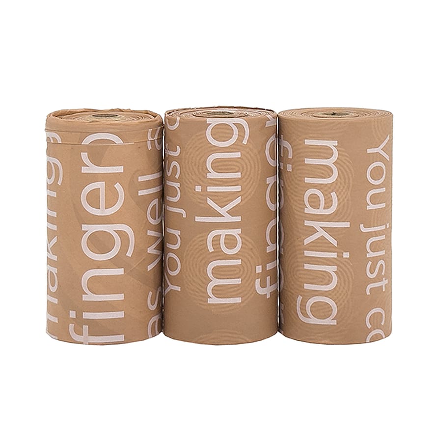 HEVEA Hundeposer Beige 8 ruller (120 poser)