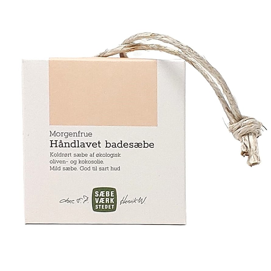 SÆBEVÆRKSTEDET Badesæbe på snor, Morgenfrue