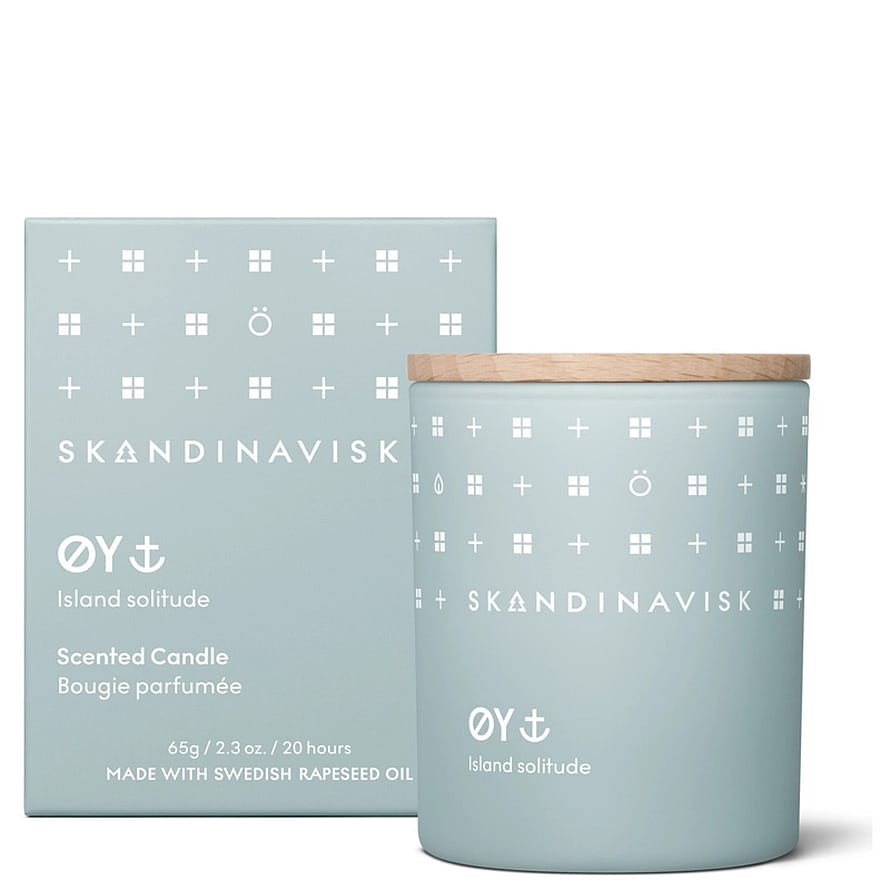 SKANDINAVISK ØY Duftlys med Låg 65 g