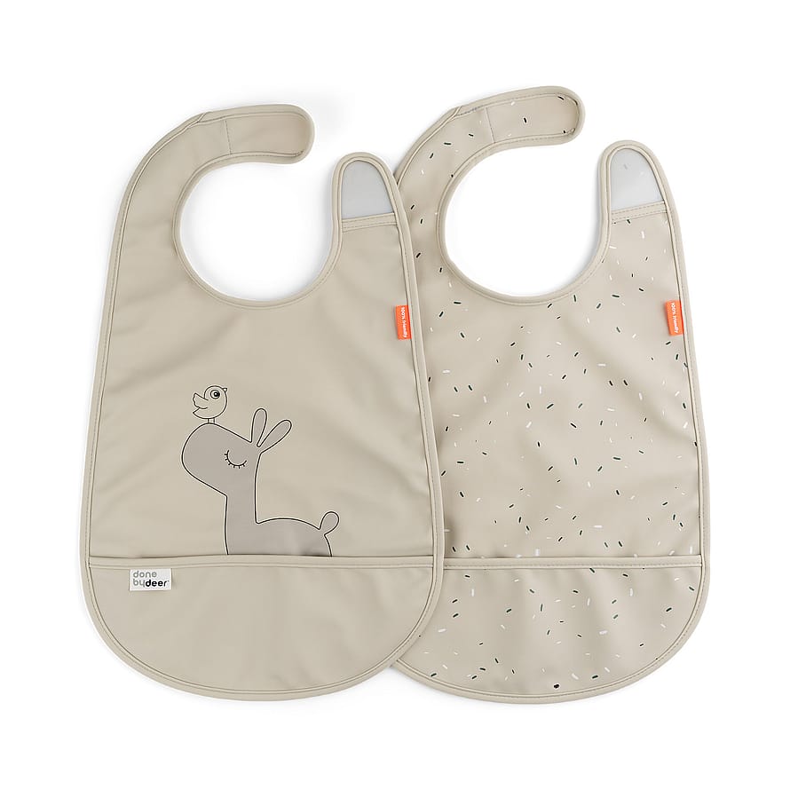 Done by Deer Hagesmæk med velcro 2 stk. Lalee Sand