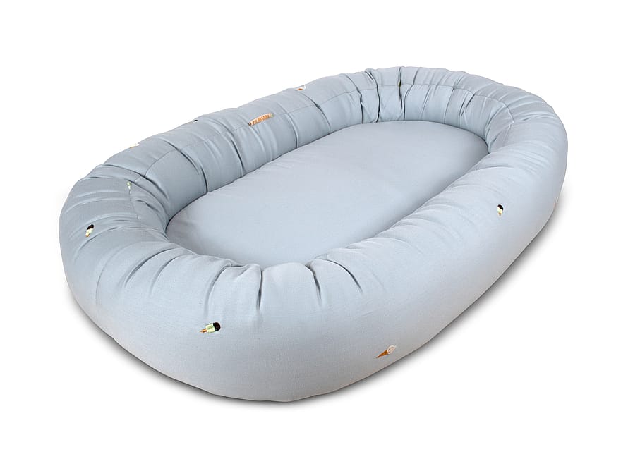 Filibabba Babynest 2. generation Pearl Blue