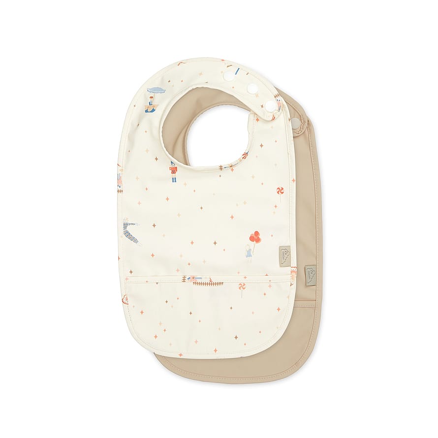 Cam Cam Copenhagen Bib w/ pocket 2-pak P98 Carousel