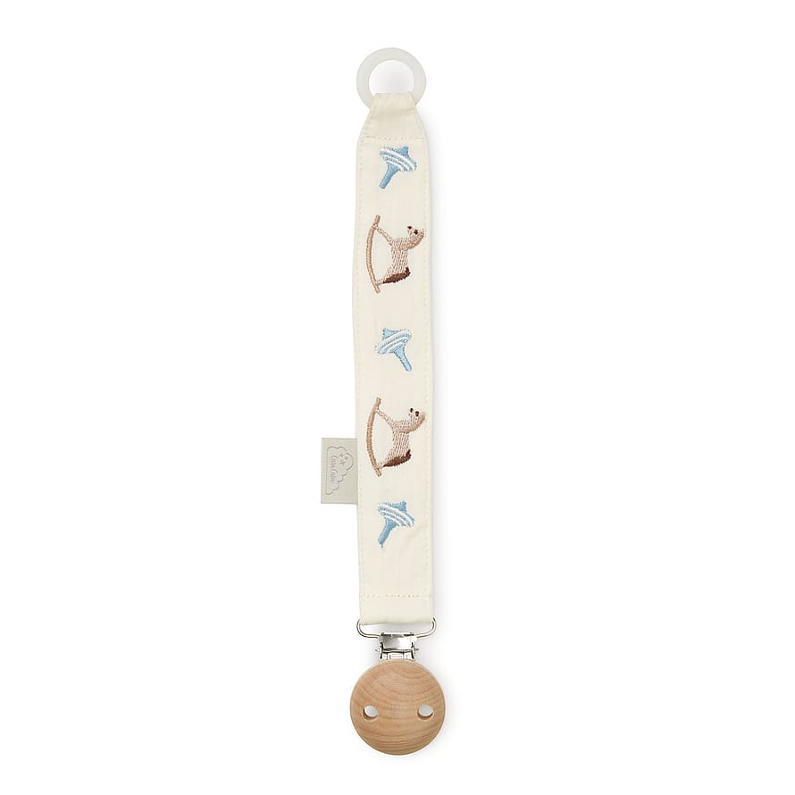 Cam Cam Copenhagen Embroidered Pacifier Holder P101 Vintage Toys