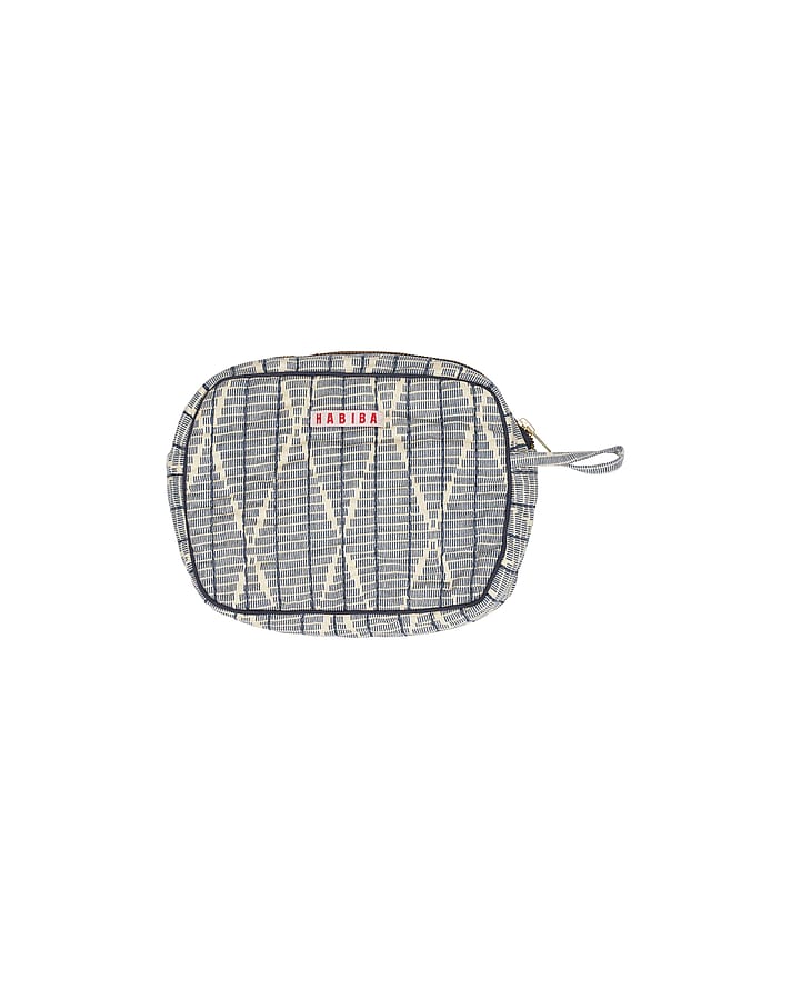 HABIBA Amina Ikat Makeup Clutch Indigo