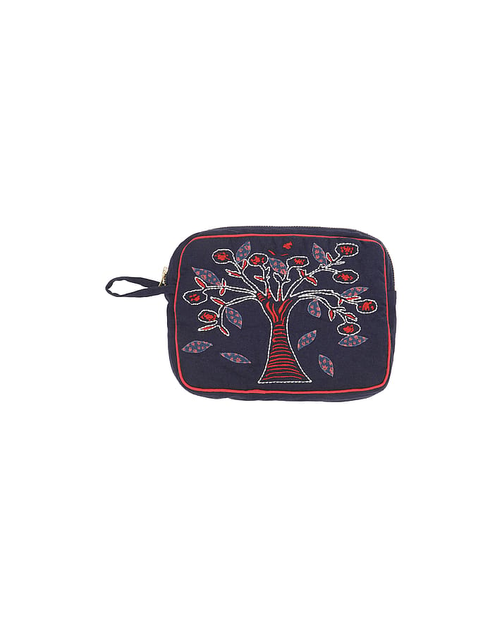 HABIBA Bohemia Makeup Clutch Indigo
