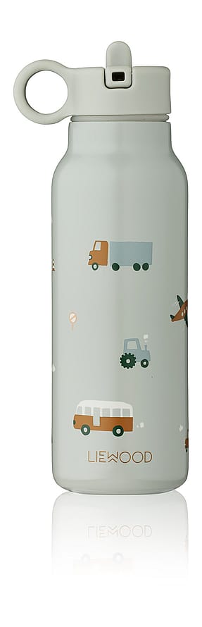 LIEWOOD Falk Vandflaske 350 ml Maskiner / Dove Blue Mix 350 ml