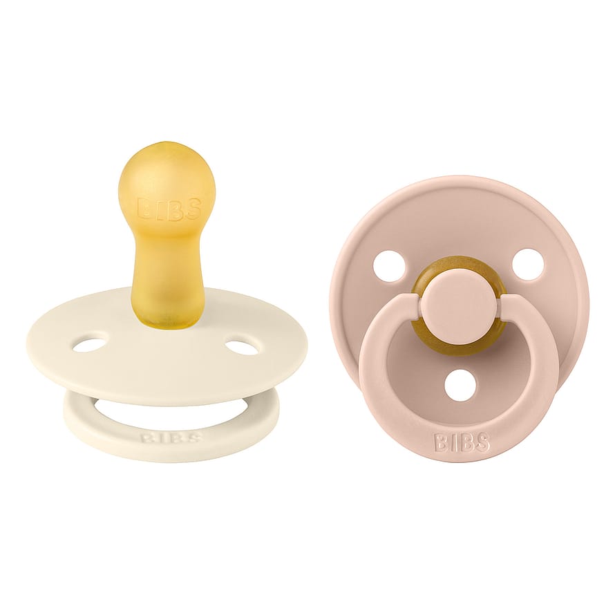 BIBS Colour Sut 2 Pak Ivory/Blush Str. 2
