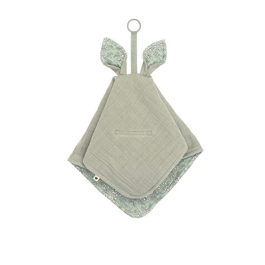 BIBS x Liberty Nusseklud Kangaroo Eloise Sage