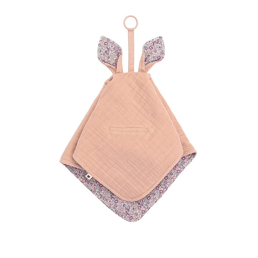 BIBS x Liberty Nusseklud Kangaroo Eloise Blush