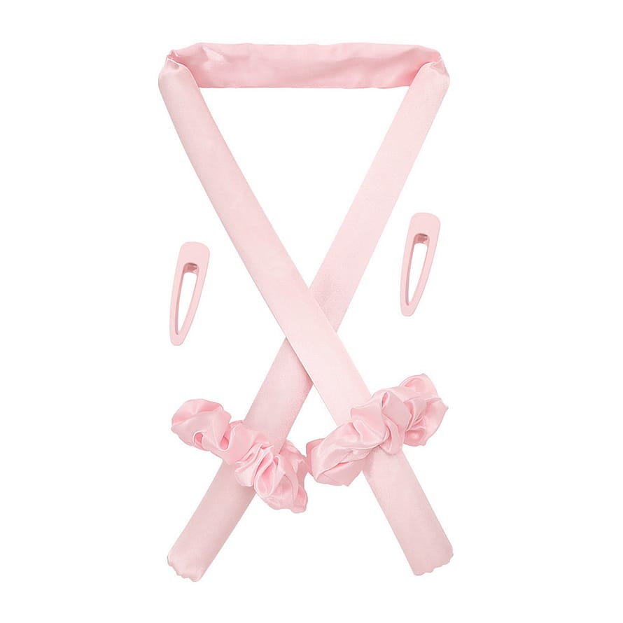 SOHO Heatless Hair Curler Hårbånd Pink