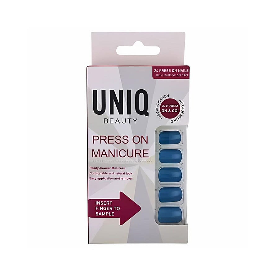 UNIQ Click On / Press On Negle 24 stk. Navy Blue