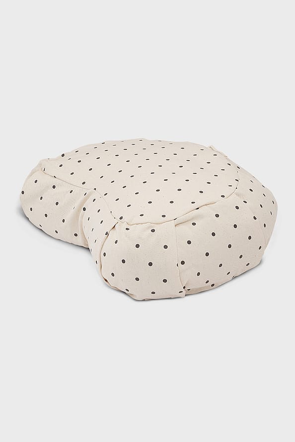 moshi moshi mind Meditationspude Ecru/Black prikker