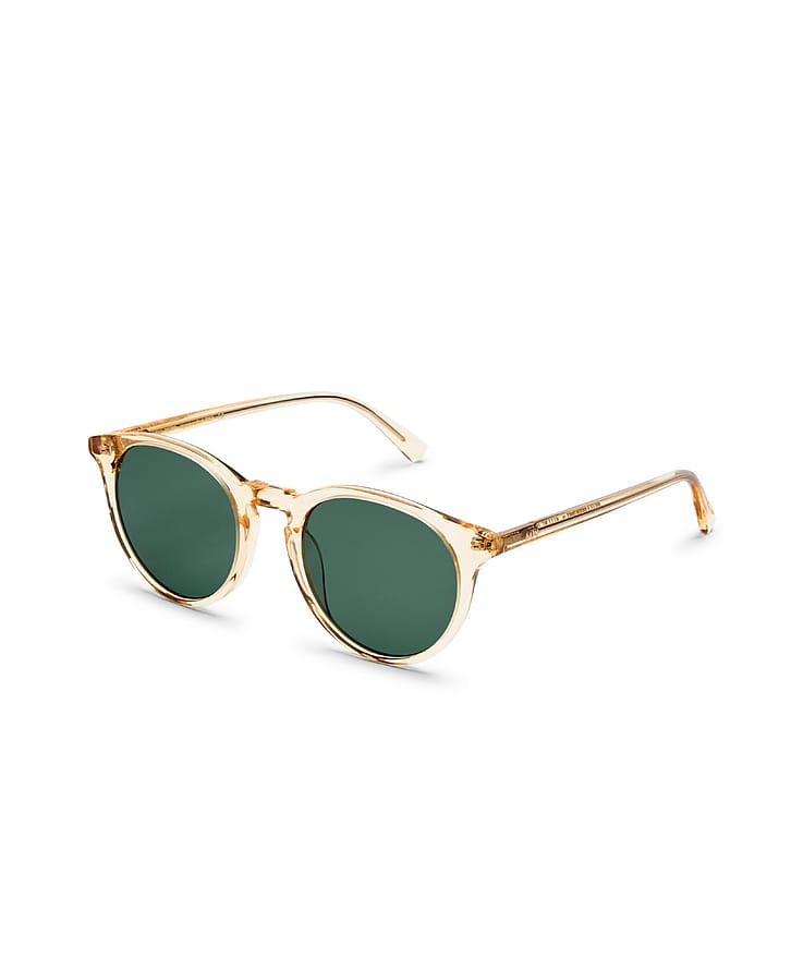 MESSYWEEKEND New Depp Solbriller Champagne Green