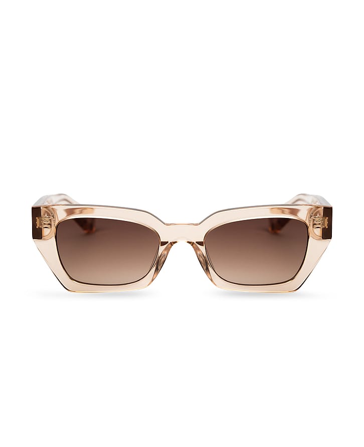 MESSYWEEKEND Luna  Solbriller Champagne Gradient Brown
