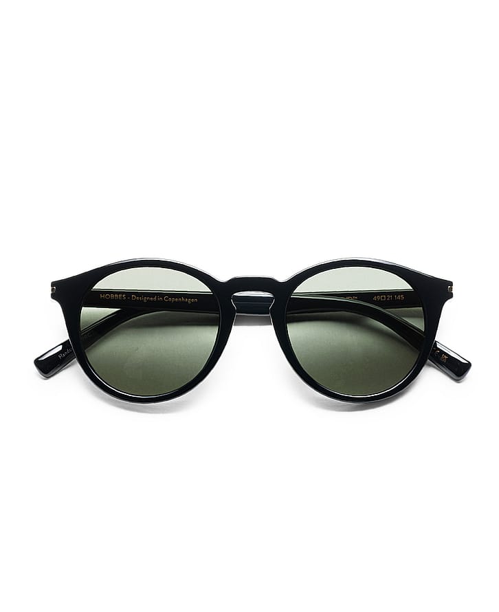 MESSYWEEKEND Hobbes Solbrille Black Green