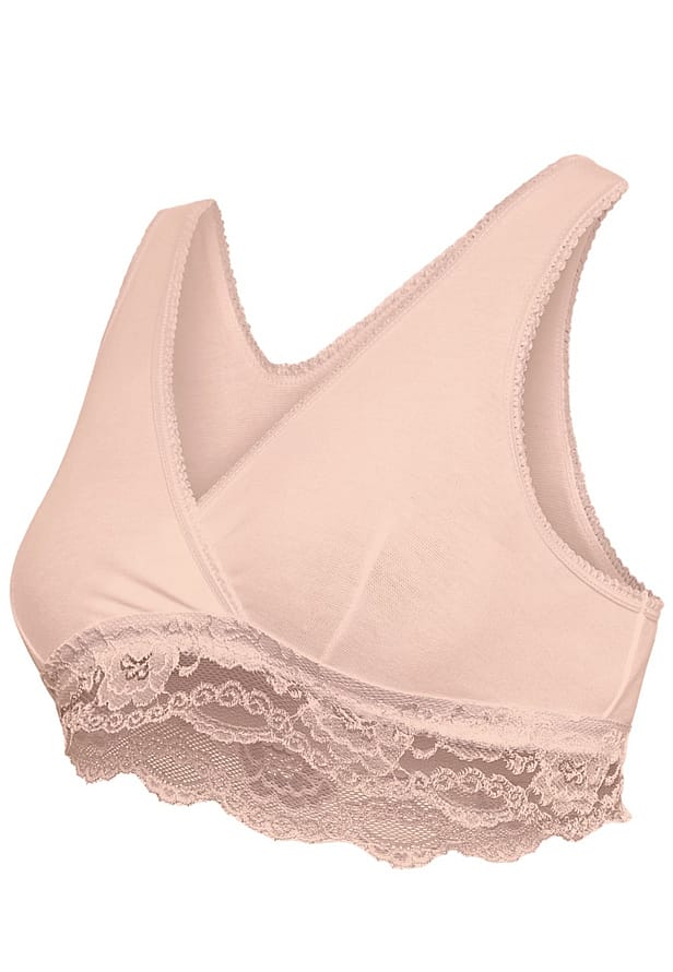 Carriwell Sove- Og Amme-BH med økologisk bomuld Beige L